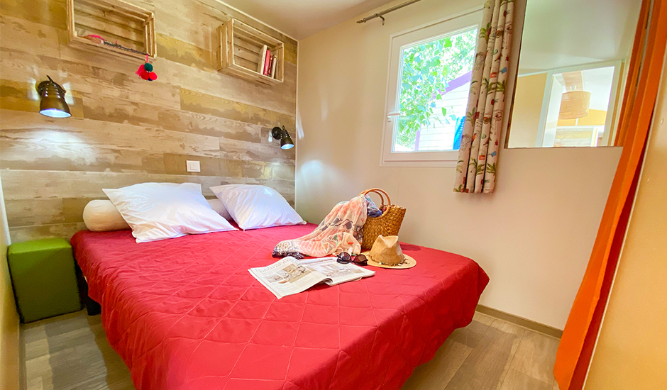 Cottage met 2 slaapkamers voor 6 personen camping Yelloh Village